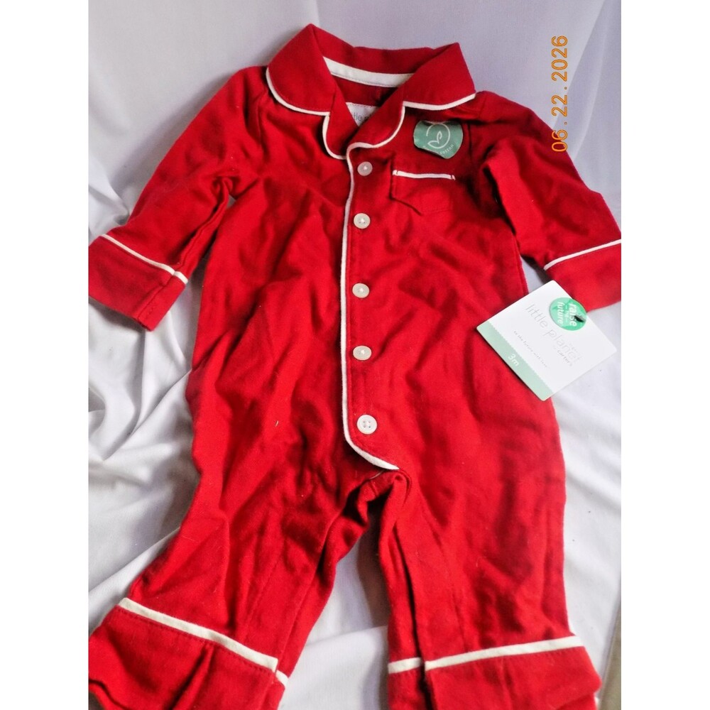 New Carter's organic baby infant boy 0- 3 month pajama